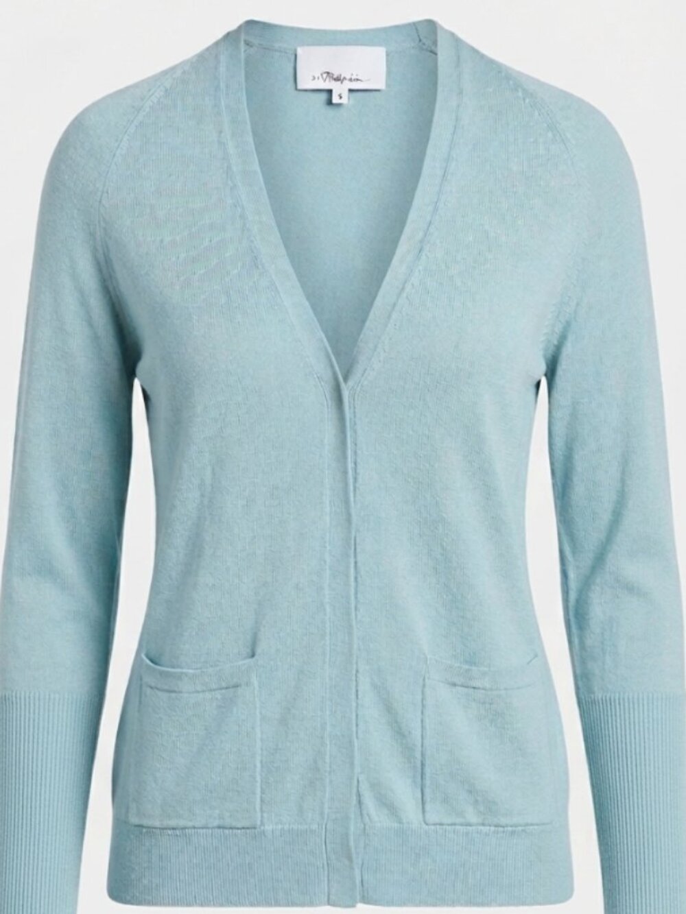 3.1 Phillip Lim Wool Cashmere Silk Cardigan Mint Size S